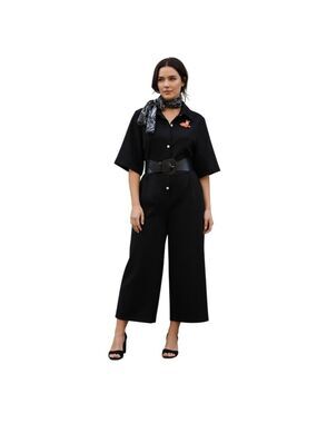 Y Curve Black One piece Romper Jumpsuit Size 1XL